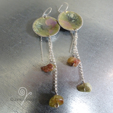 Fall Forest Asters Earrings