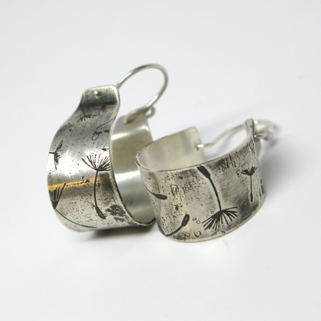 Dandelion Cuff Earrings