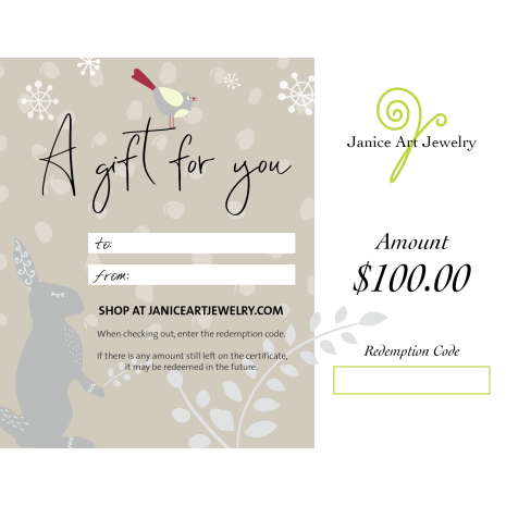 $100 Value Gift Certificate