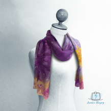 Abstract Aster Scarf