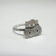 Custom Hippo Ring