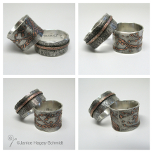 Cherry Blossom BiMetal Rings