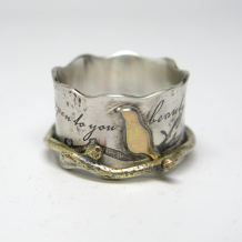 Lidia's Birds on a Branch Ring
