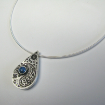Paisley Hollow Formed Pendant