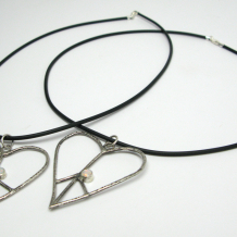 Peace Heart Necklace