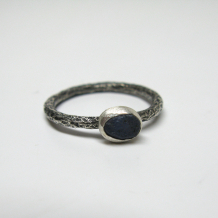 Montana Sapphire Rough Hewn Ring