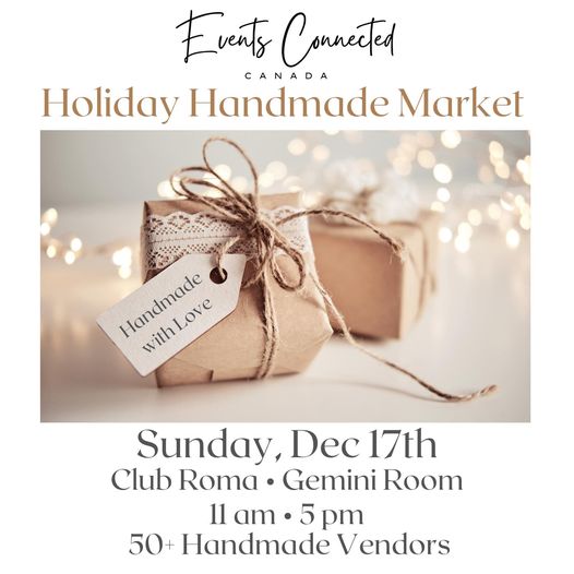 Holiday Handmade Market Graphic